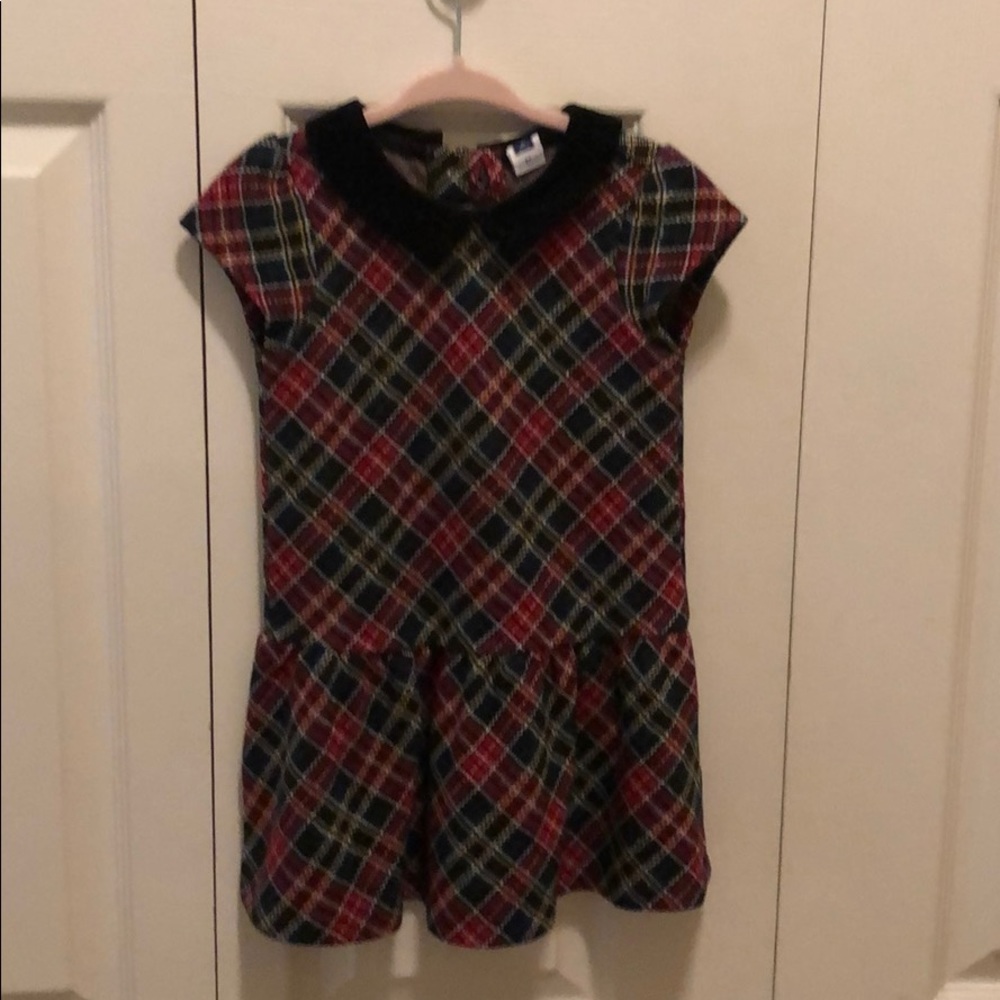 Adorable Janie and Jack plaid holiday dress